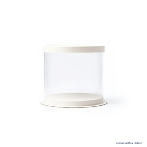 Round Transparent cake box - 8inch