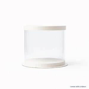Round Transparent cake box – 10inch